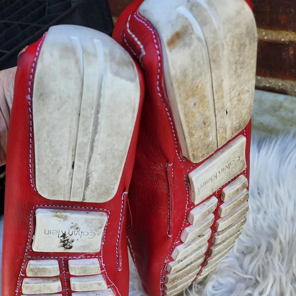Calvin Klein leather‎ driving mocs 12 - Picture 5 of 8